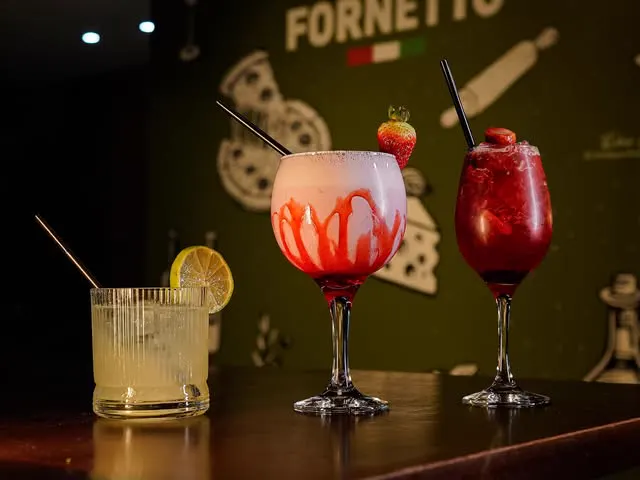 Drinks da Fornetto no salão
