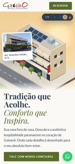 Hotel e Restaurante do Gaúcho no celular